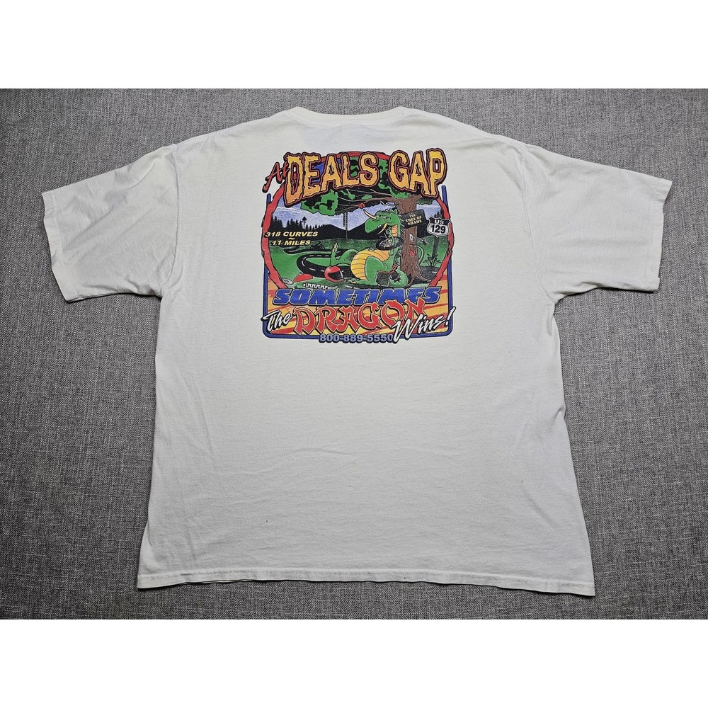 Fruit of the Loom White Short Sleeve Tee with Multicolor Graphic